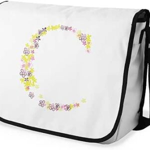 بوناميزون شنطة ماسنجر مدرسية مطبوعة رقميا للطلاب، شنطة كروس بودي وشنطة ساعي، شنطة كتف للمدرسة، العودة الى المدرسة، المقاس: 29 × 36 سم، ألوان متعددة