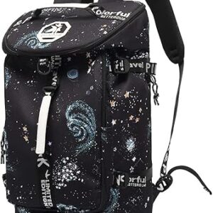 شنطة ظهر دفل لصالة الالعاب الرياضية من كاليسي، مقاومة للماء في 4 اتجاهات مع جيب للاحذية للسفر والرياضة والمشي لمسافات طويلة واللابتوب