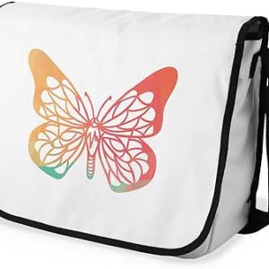 بوناميزون شنطة ماسنجر مدرسية مطبوعة رقميا للطلاب، شنطة كروس بودي وشنطة ساعي، شنطة كتف للمدرسة، العودة الى المدرسة، المقاس: 29 × 36 سم، ألوان متعددة