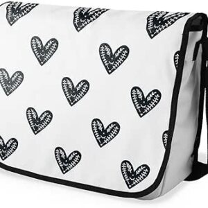 بوناميزون شنطة ماسنجر مدرسية مطبوعة رقميا للطلاب، شنطة كروس بودي وشنطة ساعي، شنطة كتف للمدرسة، العودة الى المدرسة، المقاس: 29 × 36 سم، ألوان متعددة