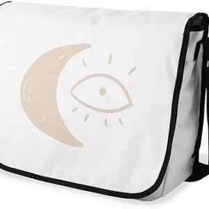 بوناميزون شنطة ماسنجر مدرسية مطبوعة رقميا للطلاب، شنطة كروس بودي وشنطة ساعي، شنطة كتف للمدرسة، العودة الى المدرسة، المقاس: 29 × 36 سم، ألوان متعددة