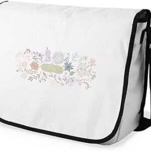 بوناميزون شنطة ماسنجر مدرسية مطبوعة رقميا للطلاب، شنطة كروس بودي وشنطة ساعي، شنطة كتف للمدرسة، العودة الى المدرسة، المقاس: 29 × 36 سم، ألوان متعددة