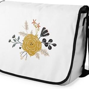 بوناميزون شنطة ماسنجر مدرسية مطبوعة رقميا للطلاب، شنطة كروس بودي وشنطة ساعي، شنطة كتف للمدرسة، العودة الى المدرسة، المقاس: 29 × 36 سم