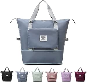 شنطة سفر قابلة للطي بسعة كبيرة جديدة 2023 من هوميزو (د)