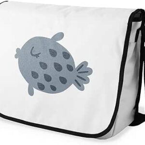 بوناميزون شنطة ماسنجر مدرسية مطبوعة رقميا للطلاب، شنطة كروس بودي وشنطة ساعي، شنطة كتف للمدرسة، العودة الى المدرسة، المقاس: 29 × 36 سم، ألوان متعددة