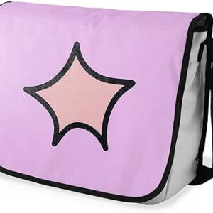 بوناميزون شنطة ماسنجر مدرسية مطبوعة رقميا للطلاب، شنطة كروس بودي وشنطة ساعي، شنطة كتف للمدرسة، العودة الى المدرسة، المقاس: 29 × 36 سم، ألوان متعددة