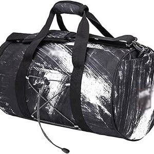 حقيبة سفر خفيفة الوزن أزياء اسطوانة على شكل حقيبة صالة الألعاب الرياضية حقيبة سفر رياضية حقيبة يد (اللون: أ)، من ميو