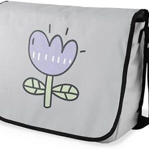 بوناميزون شنطة ماسنجر مدرسية مطبوعة رقميا للطلاب، شنطة كروس بودي وشنطة ساعي، شنطة كتف للمدرسة، العودة الى المدرسة، المقاس: 29 × 36 سم، ألوان متعددة