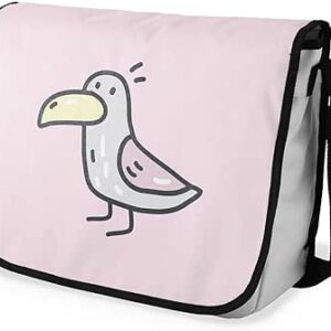 بوناميزون شنطة ماسنجر مدرسية مطبوعة رقميا للطلاب، شنطة كروس بودي وشنطة ساعي، شنطة كتف للمدرسة، العودة الى المدرسة، المقاس: 29 × 36 سم، ألوان متعددة