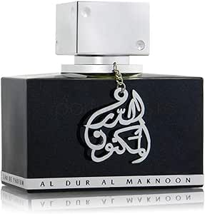 عطر الدر المكنون سيلفر او دو بارفان 100 مل للرجال من لطافة - مجموعة عطور مبهجة