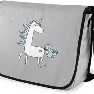 بوناميزون شنطة ماسنجر مدرسية مطبوعة رقميا للطلاب، شنطة كروس بودي وشنطة ساعي، شنطة كتف للمدرسة، العودة الى المدرسة، المقاس: 29 × 36 سم، ألوان متعددة