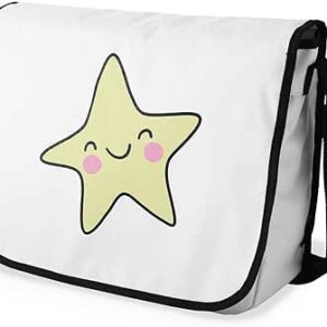 بوناميزون شنطة ماسنجر مدرسية مطبوعة رقميا للطلاب، شنطة كروس بودي وشنطة ساعي، شنطة كتف للمدرسة، العودة الى المدرسة، المقاس: 29 × 36 سم، ألوان متعددة