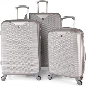 تراك طقم شنط سفر بعجلات من 3 قطع، موديل HK272/ رمادي, رمادي, تراك طقم شنط سفر بعجلات من 3 قطع، موديل HK272/ رمادي، بلاستيك