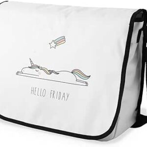 بوناميزون شنطة ماسنجر مدرسية مطبوعة رقميا للطلاب، شنطة كروس بودي وشنطة ساعي، شنطة كتف للمدرسة، العودة الى المدرسة، المقاس: 29 × 36 سم، ألوان متعددة