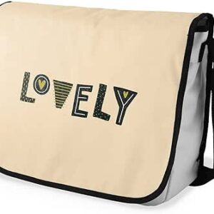 بوناميزون شنطة ماسنجر مدرسية مطبوعة رقميا للطلاب، شنطة كروس بودي وشنطة ساعي، شنطة كتف للمدرسة، العودة الى المدرسة، المقاس: 29 × 36 سم، ألوان متعددة