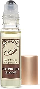 زوها عطر زيت باتشولي بلوم للنساء والرجال، زيت عطري دوار وبخاخ عطري بالباتشولي، خال من الكحول ومرطب للبشرة