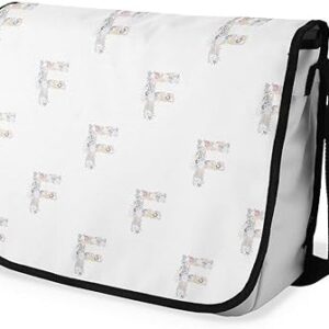 بوناميزون شنطة ماسنجر مدرسية مطبوعة رقميا للطلاب، شنطة كروس بودي وشنطة ساعي، شنطة كتف للمدرسة، العودة الى المدرسة، المقاس: 29 × 36 سم، ألوان متعددة