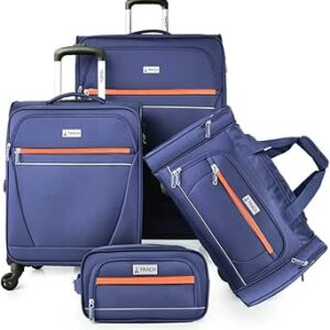 طقم حقائب سفر 3 قطع مقاس 27/49/49/69 سم موديل 19N134/4P من تراك، (لون كحلي)