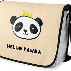 بوناميزون شنطة ماسنجر مدرسية مطبوعة رقميا للطلاب، شنطة كروس بودي وشنطة ساعي، شنطة كتف للمدرسة، العودة الى المدرسة، المقاس: 29 × 36 سم