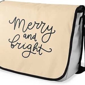 بوناميزون شنطة ماسنجر مدرسية مطبوعة رقميا للطلاب، شنطة كروس بودي وشنطة ساعي، شنطة كتف للمدرسة، العودة الى المدرسة، المقاس: 29 × 36 سم