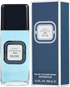 رويال بخاخ كولونيا مسك من كوبنهاجن 3.4 اونصة (عبوة من 3 قطع)