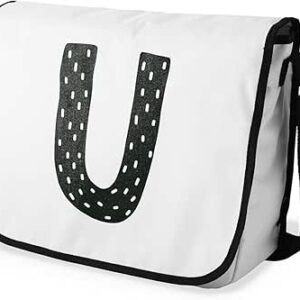 بوناميزون شنطة ماسنجر مدرسية مطبوعة رقميا للطلاب، شنطة كروس بودي وشنطة ساعي، شنطة كتف للمدرسة، العودة الى المدرسة، المقاس: 29 × 36 سم، ألوان متعددة