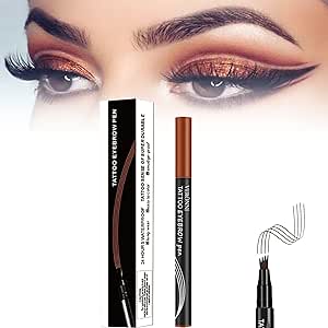 قلم حواجب مايكرو بلايد بـ4 اطراف من انجويز، قلم حواجب انجويز، قلم حواجب مايكرو بلايد بـ4 اطراف من زيبورن (بني داكن)