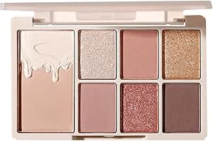 ظلال عيون كستنائي سبعة الوان للمبتدئين، ظلال عيون بيرلي فاين فلاش ريتولينج، ظلال عيون بلش وكونسيلر ميلك (ايه، مقاس واحد)