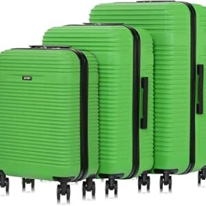 شنطة سفر من اوشنيك | حافظة صلبة | المادة: ABS | 4 عجلات | جودة عالية، أكريلونيتريل بوتادين ستايرين (ABS)