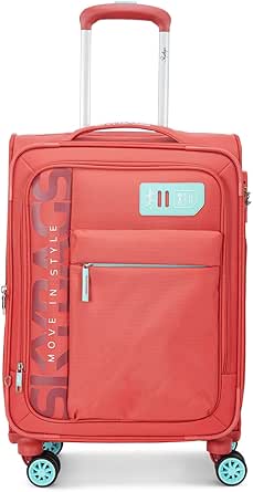 سكاي باجز عربة فانجارد بلس ذات 4 عجلات جانبية ناعمة، ارتفاع 71 سم، مرجاني، كاجوال, مرجاني, كاجوال، بوليستر