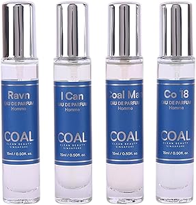 عبوة عطر فاخرة للسفر للرجال كول كلين بيوتي | 15 مل من 4 قطع | يدوم طويلا | هدية مثالية لعيد الميلاد والاولاد