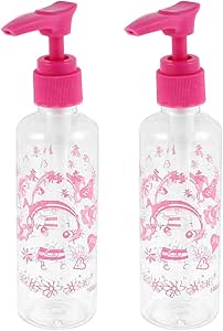 عبوة بخاخ مستحضرات التجميل للعطور السائل للسفر من كيوتجوبمنت، 100 سي سي سي، قطعتان باللون الوردي (الموديل: 6c6 26f 4c7 e4a 153)