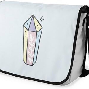 بوناميزون شنطة ماسنجر مدرسية مطبوعة رقميا للطلاب، شنطة كروس بودي وشنطة ساعي، شنطة كتف للمدرسة، العودة الى المدرسة، المقاس: 29 × 36 سم، ألوان متعددة