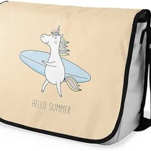 بوناميزون شنطة ماسنجر مدرسية مطبوعة رقميا للطلاب، شنطة كروس بودي وشنطة ساعي، شنطة كتف للمدرسة، العودة الى المدرسة، المقاس: 29 × 36 سم، ألوان متعددة