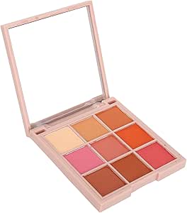 ظلال عيون مقاوم للتلطخ ويدوم طويلا مع 9 الوان ومراة مواعدة (M9-11)