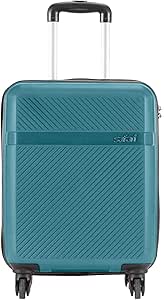 شنطة سفر صغيرة (55 سم) - بليز 55 4W - اخضر مزرق واخضر مزرق 55، شنطة سفر صلبة 4W، من سفاري، بولي بروبيلين (PP)