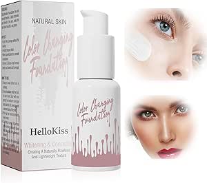 كاستويف كريم اساس متغير اللون سائل للبشرة درجة الحرارة الناضجة مقاوم للماء والعرق غير دهني لا يترك علامات يدوم طويلا