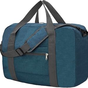 شنطة مقصورة ايزي جيت سعة 30 لتر من ايهسباي مقاس 45×36×20 دافل للسفر قابلة للطي للنساء والرجال مقاومة للماء مع حزام كتف