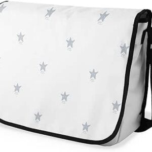 بوناميزون شنطة ماسنجر مدرسية مطبوعة رقميا للطلاب، شنطة كروس بودي وشنطة ساعي، شنطة كتف للمدرسة، العودة الى المدرسة، المقاس: 29 × 36 سم، ألوان متعددة