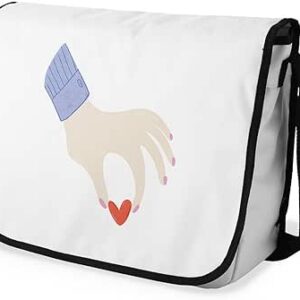 بوناميزون شنطة ماسنجر مدرسية مطبوعة رقميا للطلاب، شنطة كروس بودي وشنطة ساعي، شنطة كتف للمدرسة، العودة الى المدرسة، المقاس: 29 × 36 سم