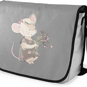 بوناميزون شنطة ماسنجر مدرسية مطبوعة رقميا للطلاب، شنطة كروس بودي وشنطة ساعي، شنطة كتف للمدرسة، العودة الى المدرسة، المقاس: 29 × 36 سم