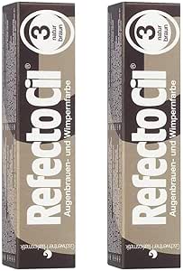 صبغة شعر كريمية رافكتوسيل من اف ام هوم لون بني رقم 3-15 مل عبوة قطعتين - احترافية تدوم طويلا