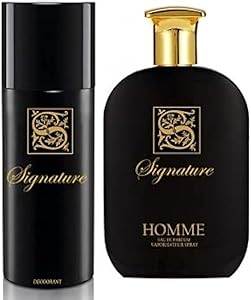 سيغنتشر مجموعة مزيل عرق بلاك للرجال 100 مل + 200 مل