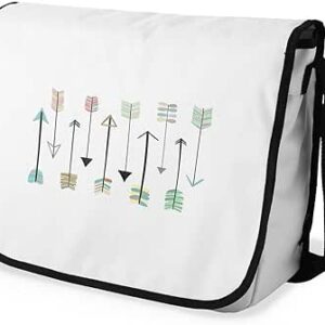 بوناميزون شنطة ماسنجر مدرسية مطبوعة رقميا للطلاب، شنطة كروس بودي وشنطة ساعي، شنطة كتف للمدرسة، العودة الى المدرسة، المقاس: 29 × 36 سم، ألوان متعددة