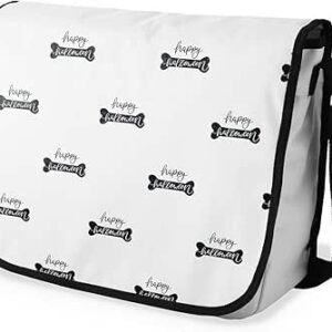 بوناميزون شنطة ماسنجر مدرسية مطبوعة رقميا للطلاب، شنطة كروس بودي وشنطة ساعي، شنطة كتف للمدرسة، العودة الى المدرسة، المقاس: 29 × 36 سم، ألوان متعددة