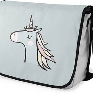 بوناميزون شنطة ماسنجر مدرسية مطبوعة رقميا للطلاب، شنطة كروس بودي وشنطة ساعي، شنطة كتف للمدرسة، العودة الى المدرسة، المقاس: 29 × 36 سم، ألوان متعددة