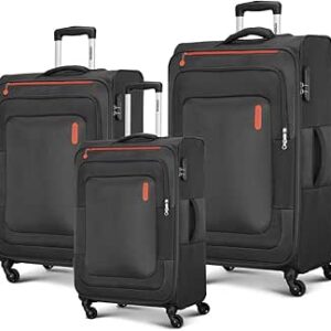 اميريكان توريستر حقائب سفر بعجلات مكونة من 3 قطع - اسود