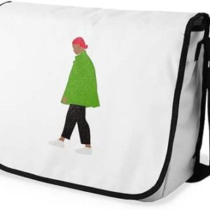 بوناميزون شنطة ماسنجر مدرسية مطبوعة رقميا للطلاب، شنطة كروس بودي وشنطة ساعي، شنطة كتف للمدرسة، العودة الى المدرسة، المقاس: 29 × 36 سم