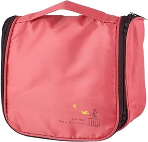 حقيبة ZHuidjo للسفر في الهواء الطلق أدوات الزينة لتخزين بطاقات المكياج بلون بطيخي أحمر (SN: 37d 3f0 5a7 f20 b8e)