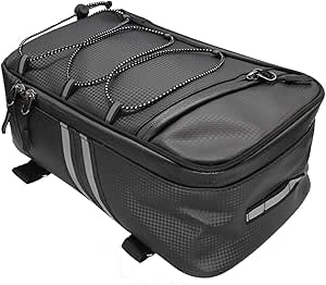 حقيبة لايفوز الدراجة Ra الخلفية الناقل حقيبة جذع PU ليا إيه للماء 8L سعة تخزين كبيرة حقيبة ركوب الدراجات حقيبة تخزين الدراجة الجبلية